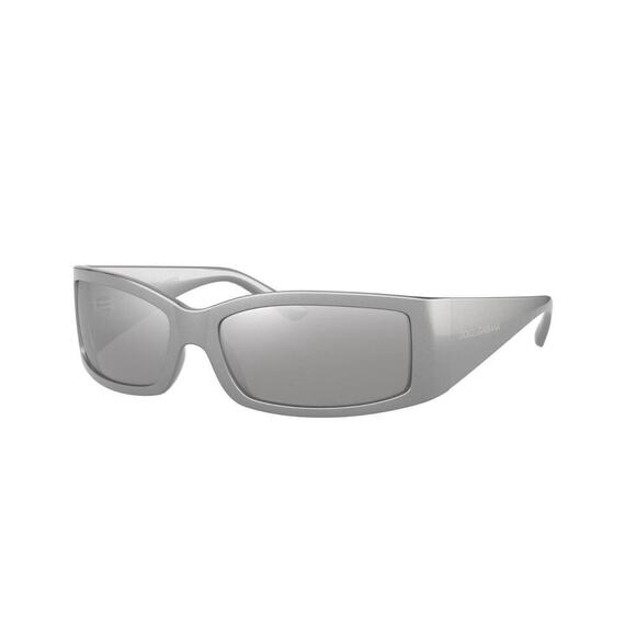 Dolce & Gabbana Accessories - NEW Dolce & Gabbana DG6188 Grey/Light Grey Mirrored (3415/6G) Unisex Sunglasses